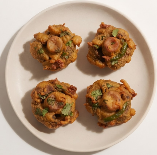 Vegan Mushroom Pakora 