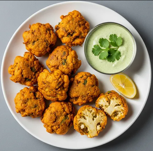 Vegan Gobi ( Cauliflower ) Pakora 