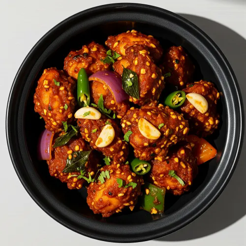 Vegan South Indian Garlic Chilli ( Main ) 
